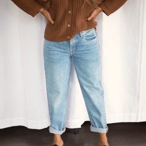 NWT Outland Denim Athina Ex Boyfriend Fit Vintage Jeans